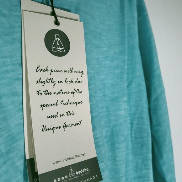 Neon Buddha Surf Large Oceanfront Knit Top XS - Picture 7 of 10